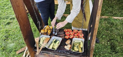 Gemüse Grillen fürs Nachtessen