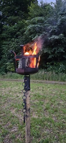 Fackel zur Beleuchtung des Lagers