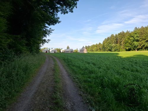 der Weg zum Lager